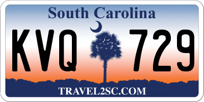 SC license plate KVQ729