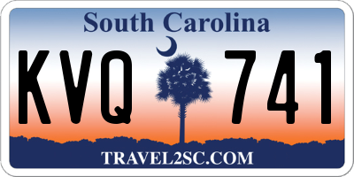 SC license plate KVQ741