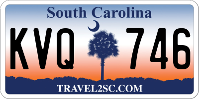 SC license plate KVQ746