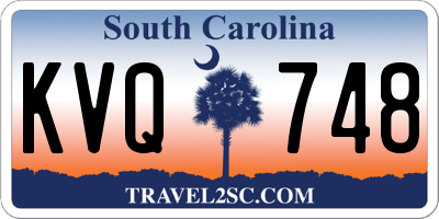 SC license plate KVQ748