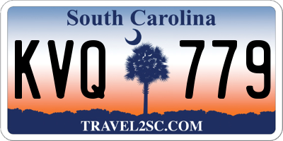 SC license plate KVQ779