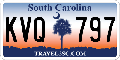 SC license plate KVQ797