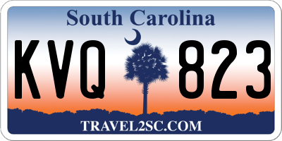 SC license plate KVQ823