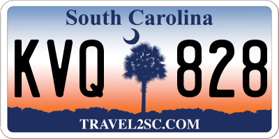 SC license plate KVQ828