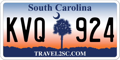 SC license plate KVQ924