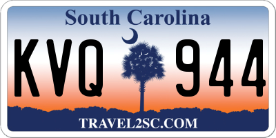 SC license plate KVQ944