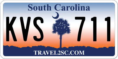 SC license plate KVS711