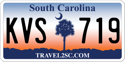 SC license plate KVS719