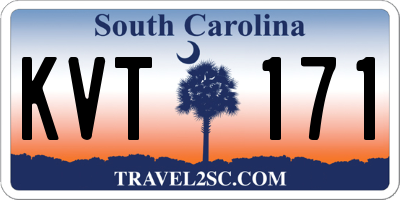 SC license plate KVT171