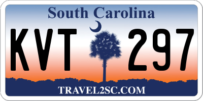 SC license plate KVT297