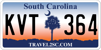 SC license plate KVT364