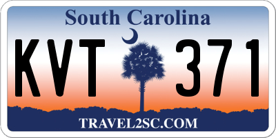 SC license plate KVT371