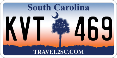 SC license plate KVT469