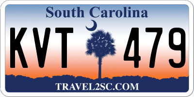 SC license plate KVT479