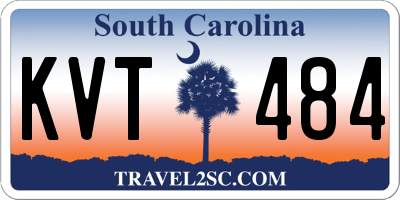 SC license plate KVT484