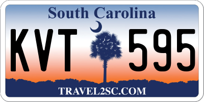 SC license plate KVT595