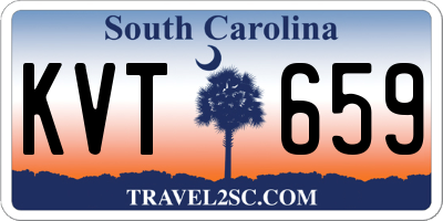 SC license plate KVT659