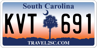 SC license plate KVT691