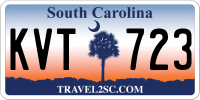 SC license plate KVT723