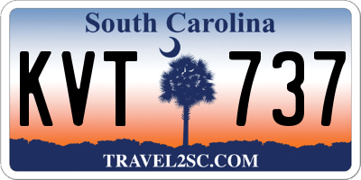 SC license plate KVT737