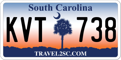 SC license plate KVT738