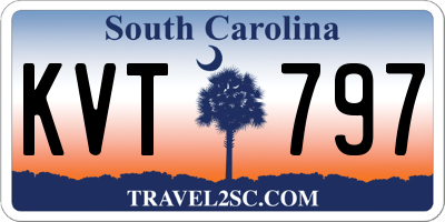 SC license plate KVT797