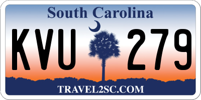 SC license plate KVU279