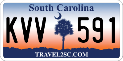 SC license plate KVV591