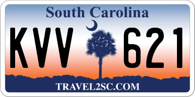 SC license plate KVV621