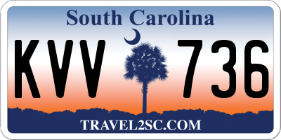 SC license plate KVV736