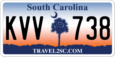 SC license plate KVV738