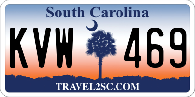 SC license plate KVW469