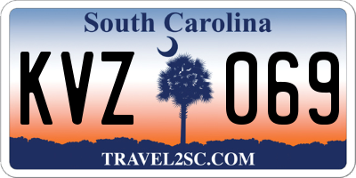 SC license plate KVZ069