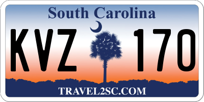 SC license plate KVZ170