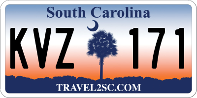 SC license plate KVZ171