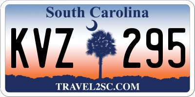 SC license plate KVZ295