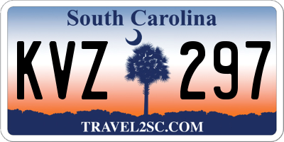 SC license plate KVZ297