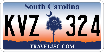 SC license plate KVZ324