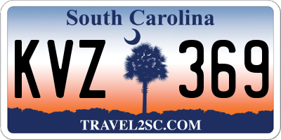 SC license plate KVZ369