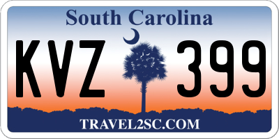 SC license plate KVZ399