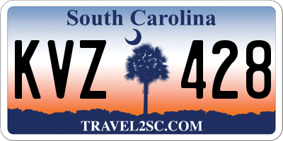 SC license plate KVZ428