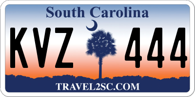 SC license plate KVZ444