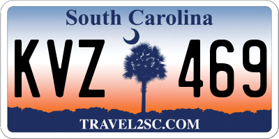 SC license plate KVZ469