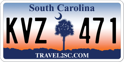 SC license plate KVZ471