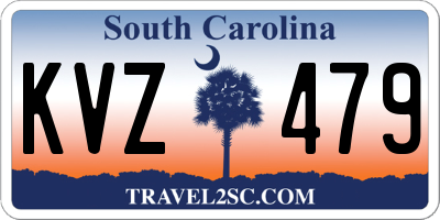 SC license plate KVZ479