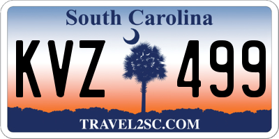 SC license plate KVZ499