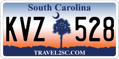 SC license plate KVZ528