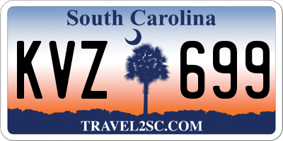 SC license plate KVZ699