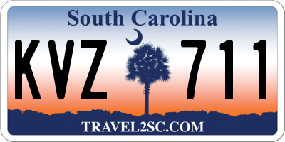 SC license plate KVZ711