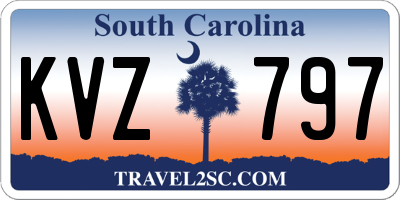 SC license plate KVZ797